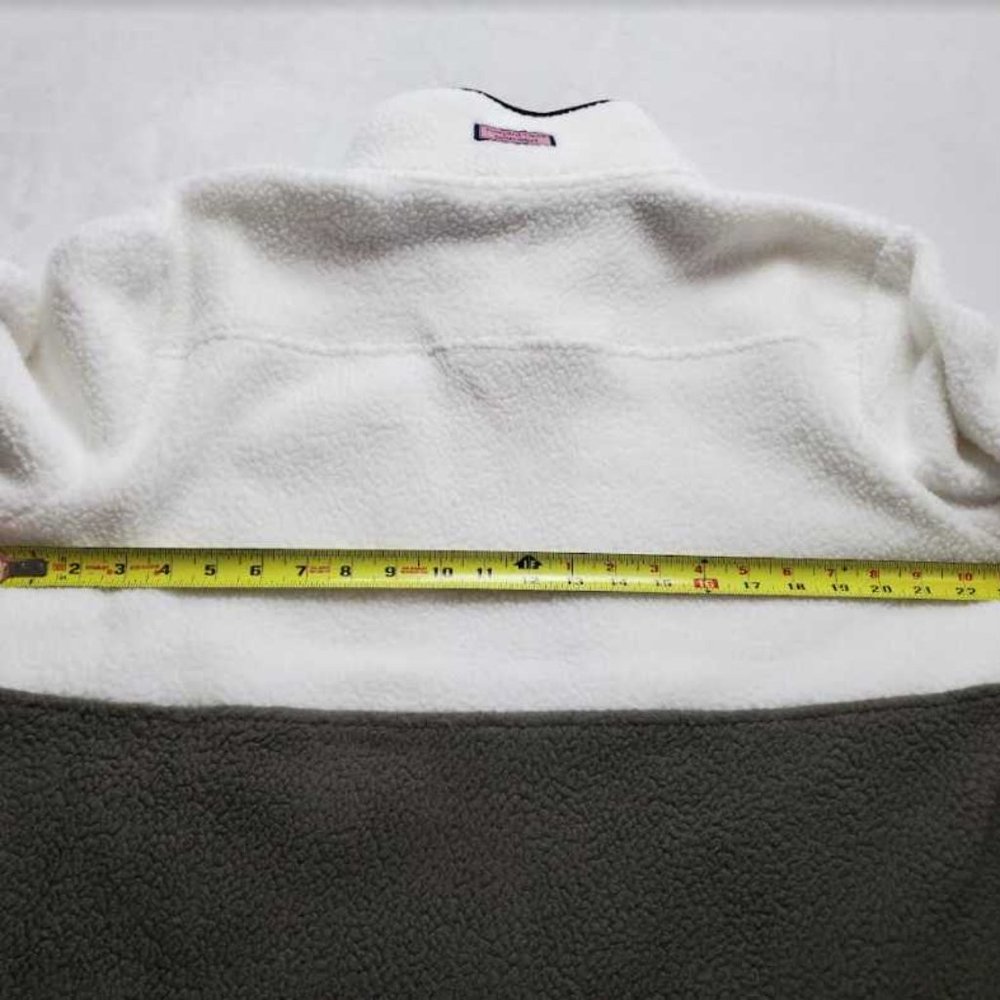 Womens  L  XL Vineyard Vines sherpa color-blocked SuperShep shep shirt sweater - Picture 8 of 10
